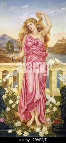 Helen of Troy 1898; United Kingdom by Evelyn De Morgan Stock Photo