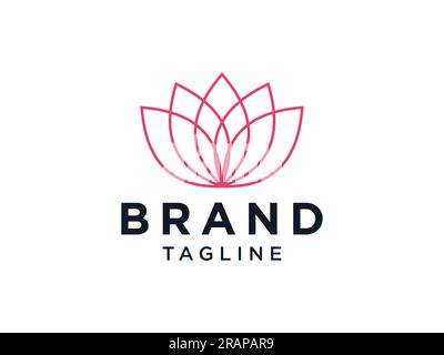 Abstract Flower Logo. Usable for Nature, Salon, Spa, Cosmetic and Beauty Logos. Flat Vector Logo Design Template Element Stock Vector