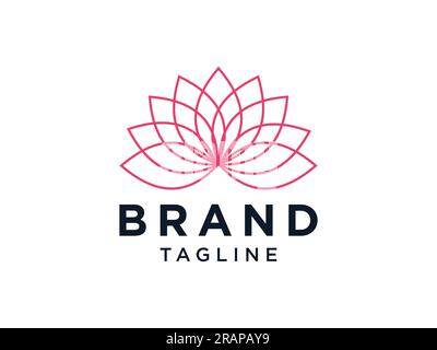 Abstract Flower Logo. Usable for Nature, Salon, Spa, Cosmetic and Beauty Logos. Flat Vector Logo Design Template Element Stock Vector