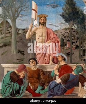 The Resurrection 1460 by Piero della Francesca Stock Photo