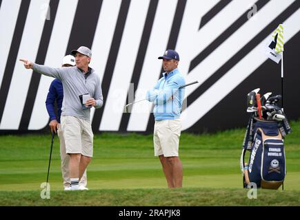 Crushers GC's Paul Casey (centre) during preview day of the LIV Golf ...