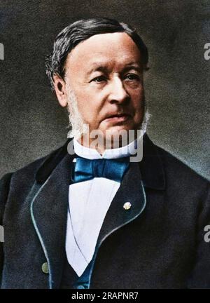 portrait de Theodor Ambrose Hubert Schwann (1810-1882). biologiste allemand. Stock Photo