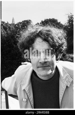 Gerard Love from Teenage Fanclub photographed on the roof of Cardiff University Students' Union on 20 May 1995. Photograph: Rob Watkins Stock Photo