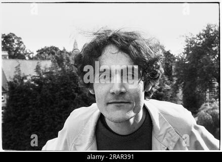 Gerard Love from Teenage Fanclub photographed on the roof of Cardiff University Students' Union on 20 May 1995. Photograph: Rob Watkins Stock Photo