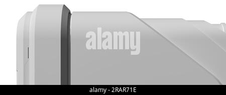 Geometry Landscape of Console Cyber City Gray Abstract, Elegant and Modern 3D Rendering image high Resolution 3D rendering image Stock Photo
