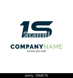 Initial Letter IS Icon Vector Logo Template Illustration Design Stock Vector