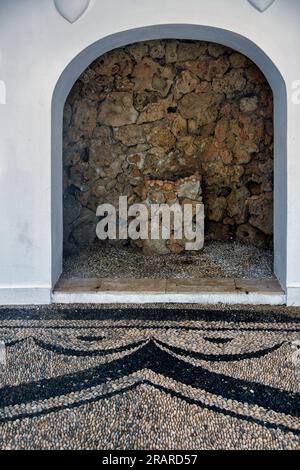 Nische in der Rotunde der Thermen in Kallithea auf Rhodos Stock Photo