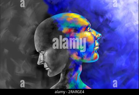 Mood disorder or Bipolar disorders diagnosis and schizophrenia symptoms ...