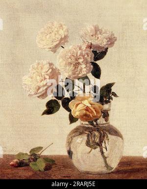 Henri Fantin-Latour、Petites roses Roses5 By Henri Fantin Latour Reproduction