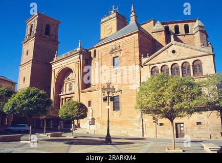 San Andres church. Villanueva de los Infantes, Ciudad Real province, Castilla La Mancha, Spain. Stock Photo