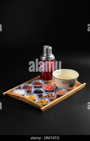 Bing fen, Sichuan Cold ice Jelly Stock Photo