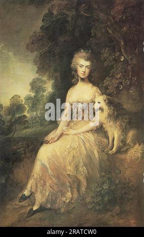 Mrs. Mary Robinson ('Perdita') 1781 by Thomas Gainsborough Stock Photo