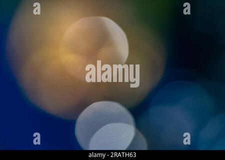light bulb dots in the dark Stock Photo