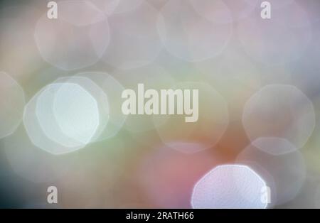 abstract background with bokeh and dots Stock Photo