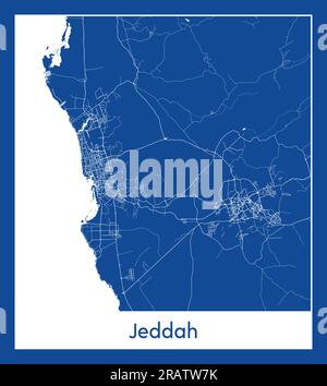 Vector city map of Jeddah, Saudi Arabia Stock Vector Image & Art - Alamy