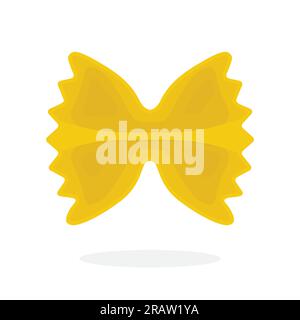 italian farfalle pasta icon- vector illustration Stock Vector