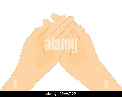 hands holding , showing, giving something, open hands- vector illustration Stock Vector