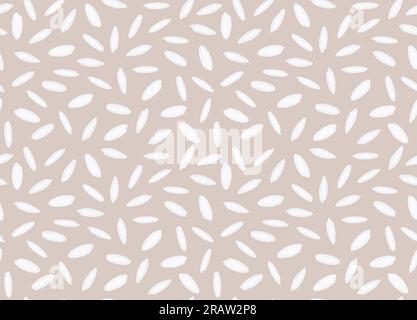 seamless pattern of rice grains - vector illustration Stock Vector