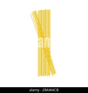 italian spaghetti pasta- vector illustration Stock Vector