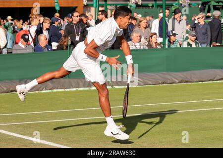 Londres, Inglaterra. 05th July, 2023. Thiago Monteiro (BRA) during Wimbledon Tournament 2023 held in London, England. Credit: Andre Chaco/FotoArena/Alamy Live News Stock Photo