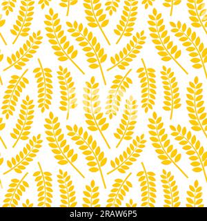 seamless pattern of wheat ears -vector illustration Stock Vector