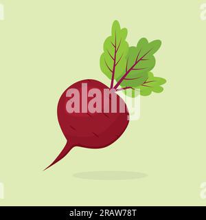 beetroot vegetable icon -vector illustration Stock Vector