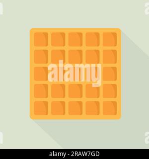 belgian waffle icon- vector illustration Stock Vector