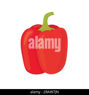red pepper, paprika icon -vector illustration Stock Vector