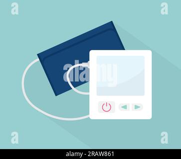 blood pressure monitor icon- vector illustration Stock Vector