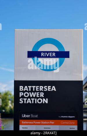 Battersea Power Station Regeneration Project, Borough of Wandsworth, London, England, UK Stock Photo
