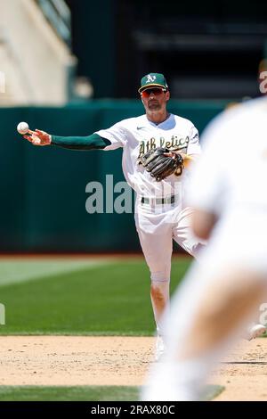 Oakland Athletics' Tyler Wade during a baseball game against the  Philadelphia Phillies in Oakland, Calif., Sunday, June 18, 2023. (AP  Photo/Jeff Chiu Stock Photo - Alamy