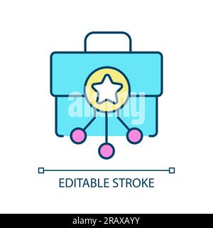 Career opportunities RGB color icon Stock Vector