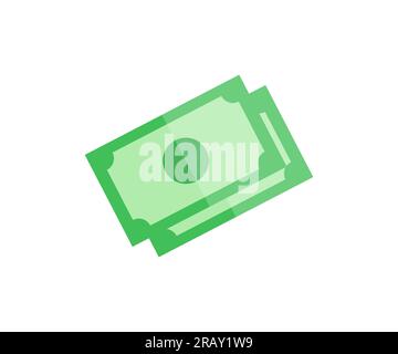 Money icon, simple flat design. Paper Currencies vector design and illustration. Stock Vector
