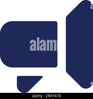 Social media user interface bullhorn Stock Vector Image & Art - Alamy