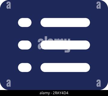 Checklist black glyph ui icon Stock Vector