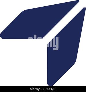Share and repost black glyph ui icon Stock Vector