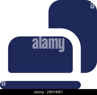Devices black glyph ui icon Stock Vector