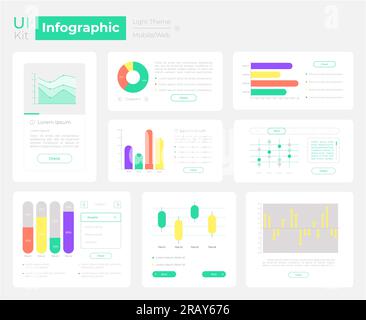 Infographic visualization UI elements kit Stock Vector Image & Art - Alamy