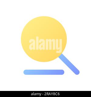 Searching tool pixel perfect flat gradient color ui icon Stock Vector