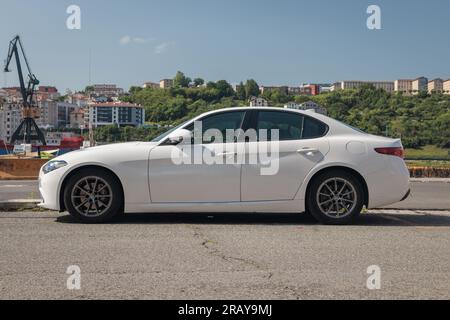 PASAIA, SPAIN-JUNE 23, 2023: Alfa Romeo Giulia (952) Stock Photo