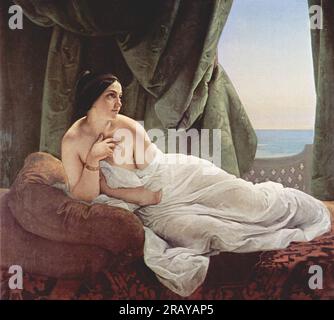 Hayez Francesco - Odalisque Stock Photo - Alamy