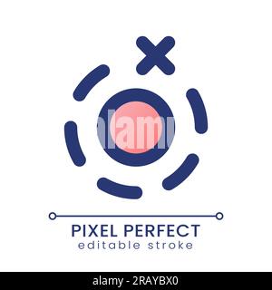 Remove breathe animation pixel perfect gradient fill ui icon Stock Vector