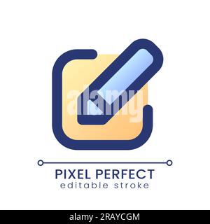 Edit pixel perfect gradient fill ui icon Stock Vector
