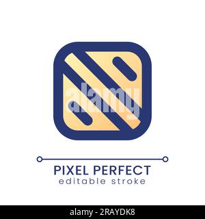 Add background pixel perfect gradient fill ui icon Stock Vector