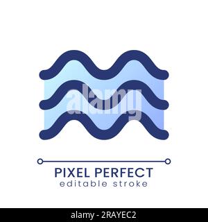 Float animation pixel perfect gradient fill ui icon Stock Vector