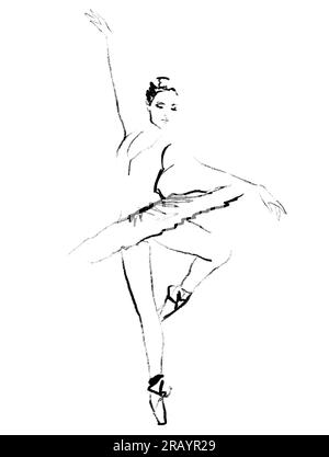 Ballerina Art, Ballet Drawing, Ballroom Dancing Girl, Body Language Drawing,  Mind Spirit Rhythm of Living, Salsa Belly Dancing, Butterfly - Etsy