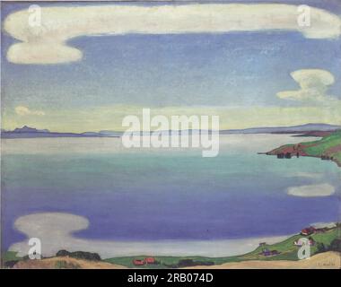 Lake Geneva from Chexbres 1905 by Ferdinand Hodler Stock Photo