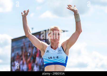 06 July 2023, North Rhine-Westphalia, Duesseldorf: Athletics: German