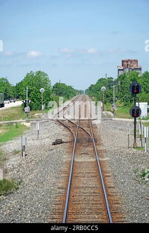 Railroad right of way Stock Photo - Alamy