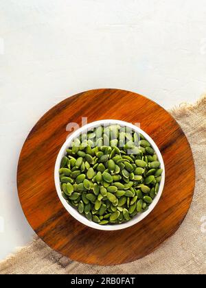 Pumpkin seeds. Still life for advertising photography for online store ...
